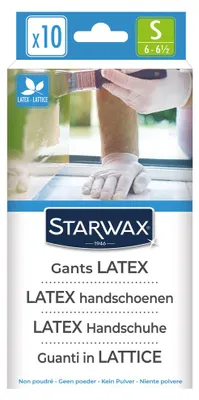 Image de Gants en latex épais - 176734 - Taille S - Starwax