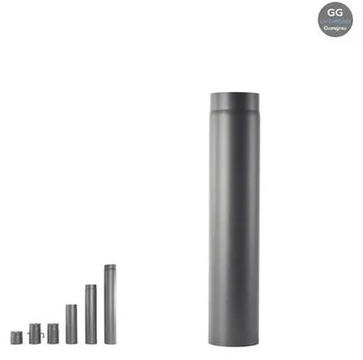 Produktbild von Ofenrohr Bertrams Ø 150 mm senotherm UHT-Hydro gussgrau 0,75 m