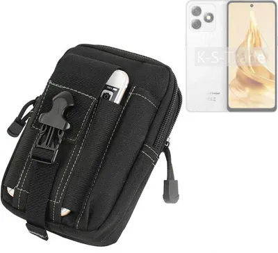 Produktbild von K-S-Trade Gürtel Tasche kompatibel mit Ulefone Note 18 Pro Gürteltasche Holster Schutz Hülle Handy Hülle Smartphone outdoor Handy-Hülle schwarz