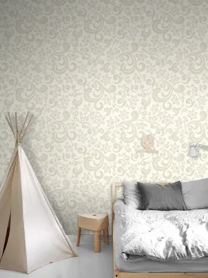 Produktbild von Coloray Fototapete 250x104 cm Vlies-Fototapete - Licht beige Barock