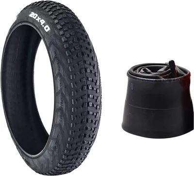 Obrázek produktu pro Pneumatika pro fatbike, rozměr 20 x 4.0, včetně duše, robustní konstrukce, vhodná pro nerovný terén