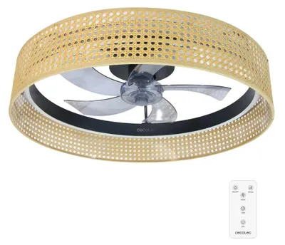 Produktbild von Cecotec EnergySilence LampAero 600 Beige Deckenventilator mit Licht 20 W 45 W