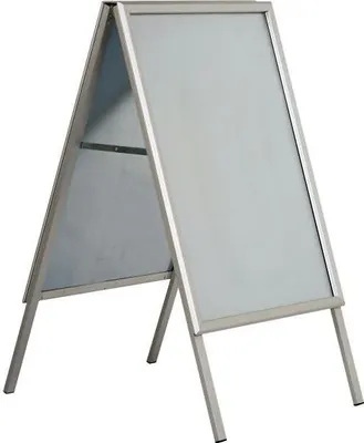 Produktbild von Kundenstopper Outdoor 32mm Gehrung 500x700mm silber