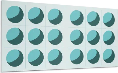 Produktbild von Geometrische Kugeln Im Gitter – Selbstklebende Fliesen – Wandverkleidung – Wandpaneel – PVC Fliesen – Vinylflisen – PCV Flisen – Selbstklebend – Wanddeko –100 x 50 cm