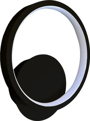 Produktbild von LED Wandleuchte Milagro HOOP schwarz 7W 4000K