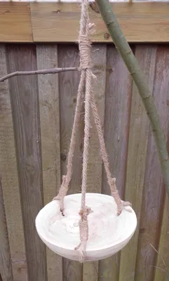 Produktbild von Dekoschale Holzschale z. Hängen Küchenhänger rund 23 cm Landhausstil