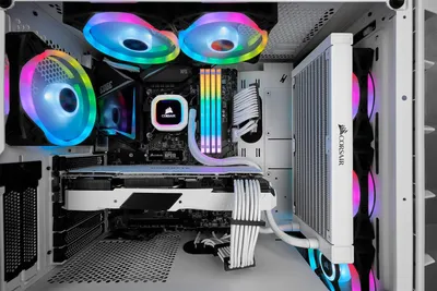 Produktbild von Corsair iCUE QL140 RGB, Ventilator, 14 cm, 1250 RPM, Schwarz, Grau