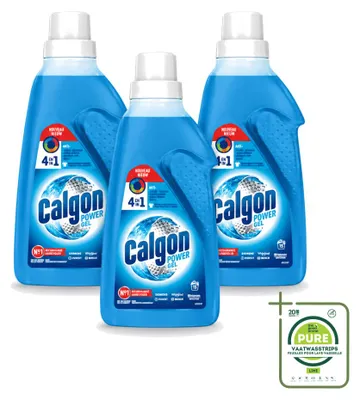 Imagen del producto de 3 unidades de Calgon 3 en 1 ActiClean, gel limpiador para lavavajillas - 750 ml - Paquete grande