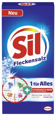 Produktbild von Sil Fleckensalz 1 für Alles (500 g), Fleckenentferner für Kleidung & Wäsche