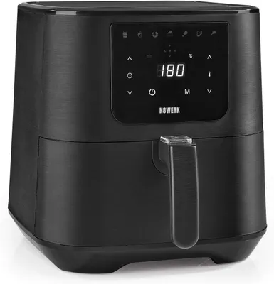 Produktbild von N8WERK Heißluftfritteuse in der Midnight Edition 7 Programme 5,5l Korb 1800 W