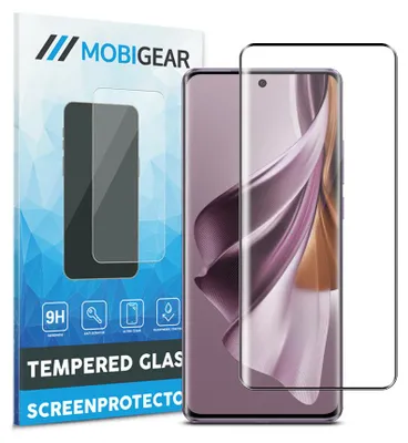 Produktbild von Mobigear Premium Displayschutzfolie für OPPO Reno 10 Pro, gehärtetes Glas, Displayschutz – kompatibel mit Hüllen
