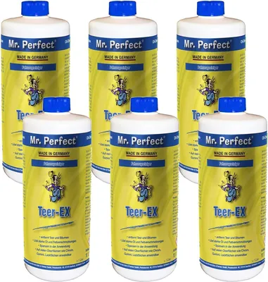 Produktbild von Mr.Perfect® Teerentferner 6x1L - Lackreiniger, Klebstoff- und Bitumenentferner