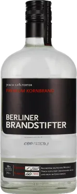 Produktbild von Berliner Brandstifter Kornbrand 700ml 38% Vol