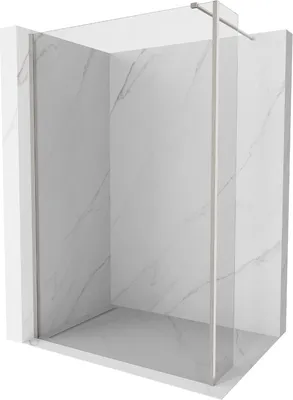 Zdjęcie produktu dla Mexen Kioto ścianka prysznicowa Walk-in 160 x 40 cm, transparent, nikiel szczotkowany - 800-160-212-97-00-040