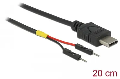 Produktbild von DeLOCK 85419, 0,2 m, 2-polige Klemmleiste, PoweredUSB, 5 V