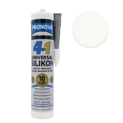 Zdjęcie produktu dla Uniwersalny silikon Pronova 4 w 1 weiss 300 ml