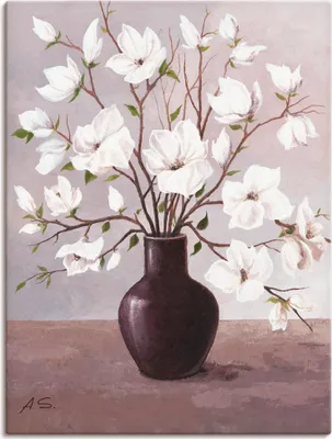 Produktbild von ARTland Leinwandbild Magnolien Größe: 45x60 cm