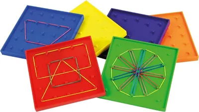 Geo Brett 6er Set, geometrische Formen bilden