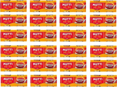 Produktbild von 24x Mutti Pomodori Datterini Pelati Tomaten ( 220 gr x 2 ) 100% Italienisch