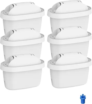 Produktbild von Overbest Filterkartuschen, Ersatz für Brita® Maxtra+® Plus,6 Stück,Ersatz für Maxtra Pro® All-in-1 Wasserfilter,Kompatibel mit Brita® Marella® Kanne