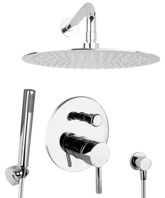 Image de PaulGurkes Système de douche 30 cm Ensemble de douche pluie encastré Douche ronde