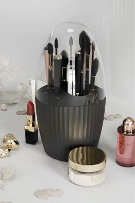 Obrázok produktu pre Hermia Concept, Plyline3Lt - antracit, organizér na make-up, antracit, 100 % PLAST, 24 x 24 x 13 cm