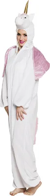 Produktbild von B88060-165 Kinder Damen Herren Einhorn Overall-Kostüm bis max.165 cm Körpergröße