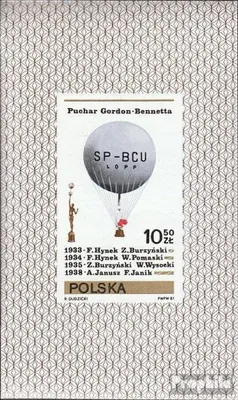 Produktbild von Briefmarken Polen 1981 Mi Block85 (kompl.Ausg.) postfrisch Ballonsportmeisterschaften