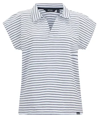Immagine prodotto di Regatta - Maglietta "Lorana" da donna RG12926 (42 DE) (Bianco/Blu navy)