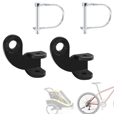 Productafbeelding van 2 stuks fietsaanhangerkoppeling met veiligheidspen voor aanhanger