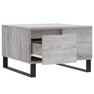 Zdjęcie produktu dla vidaXL Stolik kawowy szary Sonoma 55x55x36,5 cm materiał drewnopochodny