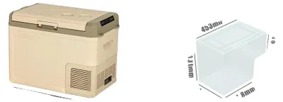 Image de Réfrigérateur portable, capacité de 48 litres, refroidissement efficace, 39 litres