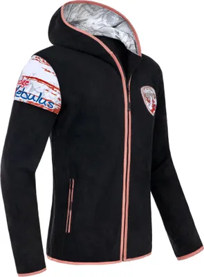 Produktbild von Nebulus Fleecejacke CANYON Herren, warme Fleece Jacke, mit langem Full-Zip Reißverschluss, P044 - Herren, schwarz, S