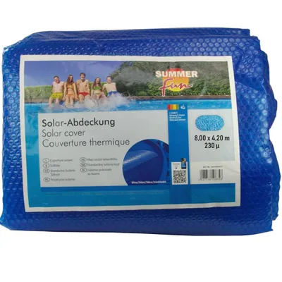 Produktbild von Summer Fun 501550009, Pool-Solarabdeckung, Oval, Blau, 7920 mm, 4160 mm, 0,23 mm