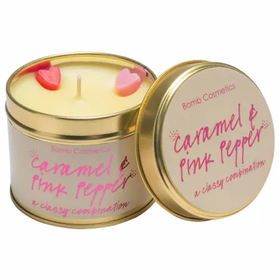 Produktbild von Duftkerze Caramel & Pink Pepper Tinned Candle von Bomb Cosmetic