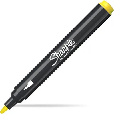 Image de Sharpie 2218063 Marqueur créatif Sharpie ACRYLIC, pointe ogive, jaune