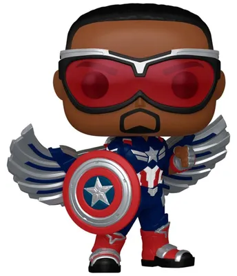 Obrázok produktu pre FUNKO POP! Captain America (Sam Wilson), zberateľská figúrka, Komiks