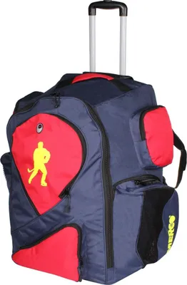 Produktbild von Hockey League Reiserucksack auf Rollen Marine-Rot 1er-Pack.