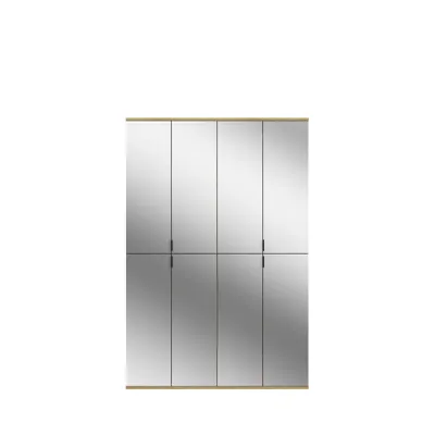 Produktbild von Kleiderschrank Projekt X Emob Artisan Eiche mit Spiegel 122x193x34 cm