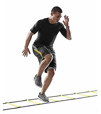 Produktbild von SKLZ SAQ-SL01-02, Agility-Leiter, Universal, Gelb, Kunststoff, 381 mm, 431,8 mm