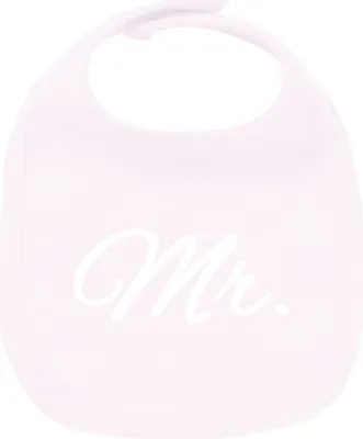 Produktbild von Huuraa Unisex Babylatz Mr. Schriftzug Geschenk Babypink  Baumwolle Mr. Mitbringsel
