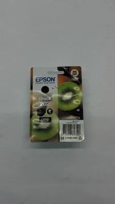 Produktbild von Epson Kiwi Singlepack Black 202 Claria Premium Ink, Standardertrag, Schwarz, Tinte auf Pigmentbasis, 6,9 ml, 1 Stück(e), 250 Seiten