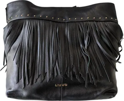 Produktbild von Liu Jo Handtasche Damen Schultertasche Leder Schwarz Stoff Beige N15203P0128-22222