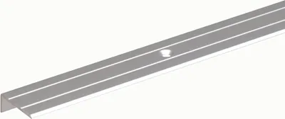 Produktbild von Alberts Treppenkanten-Schutzprofil | Aluminium, silberfarbig eloxiert | 1000 x 25 x 20 mm