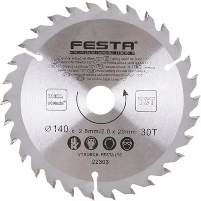 Produktbild von Kreissägeblatt für Holz TCT 140mm/2. 8/20/30