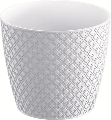 Obrázek produktu pro Osłonka ceramiczna Orient biała 16 cm do kwiatów
