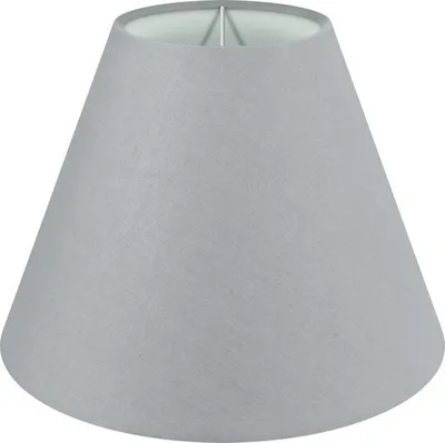 Produktbild von Wogati® Premium Lampenschirm E14/E27 Baumwolle |Grau / Größe: S