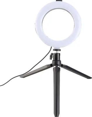 Zdjęcie produktu dla 160MM LED Ring Light Fill Light Photography LED Selfie Light Dimmable Camera Phone Lamp ze statywem stołowym zasilanym przez USB do transmisji na żywo/makijażu