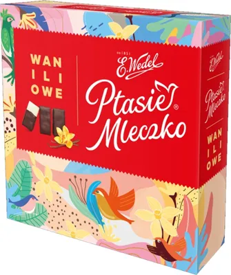 Produktbild von Vogelmilch Pralinen Vanille-Geschmack vom Wedel 360 g Ptasie mleczko waniliowe
