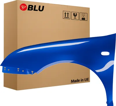 Image de BLU Aile Compatible avec VW Volkswagen Bora 1J1 1J6 LA5W Gauche Blau RavennaBlau | 1998-2005 | Avant | Peint| Prêt à Monter | Acier